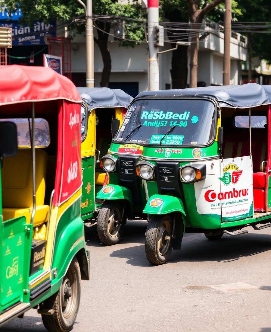 Rickshaw Advertising Across South Punjab